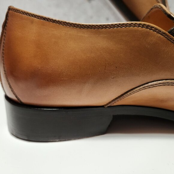 Mercanti Fiorentini Mens Loafers 8.5M Kenya Spray Tan Leather Slip-On Shoes main image 9